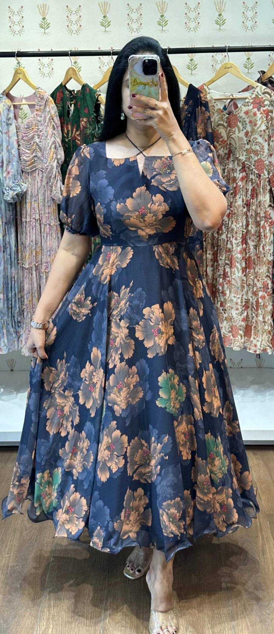 YNF Wholesale Chiffon Party Gowns KESH210 2561 | Surat Manufacturer