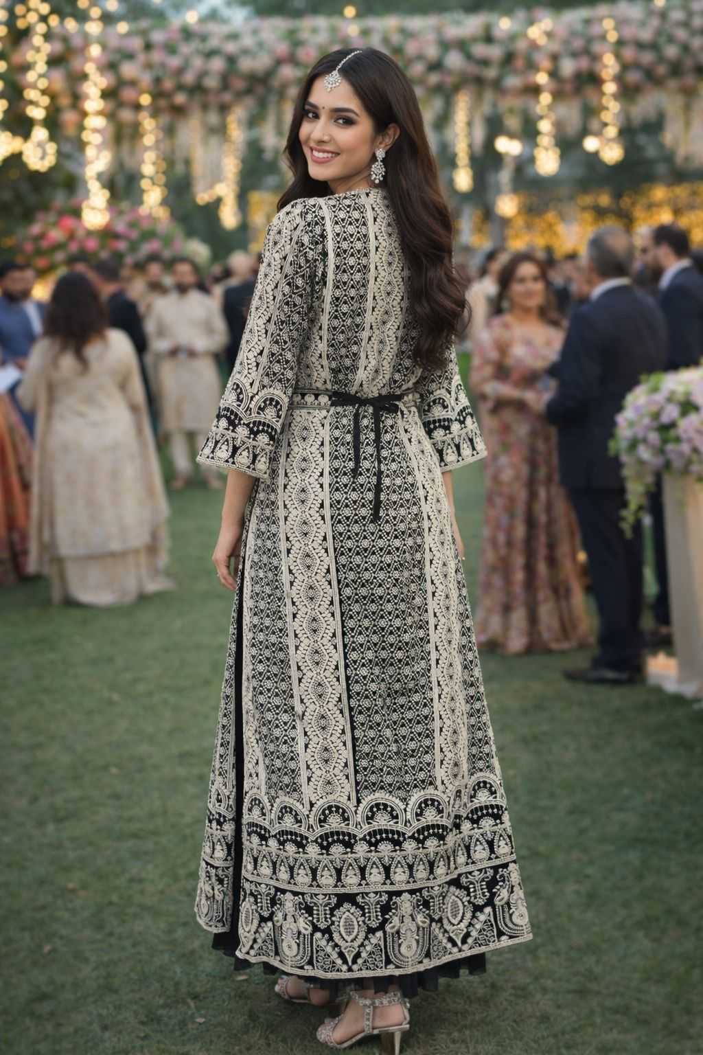 YNF Wholesale Chinon Embroidery Gowns KESH481 MRUDANGI HEENA 856 | Surat Manufacturer