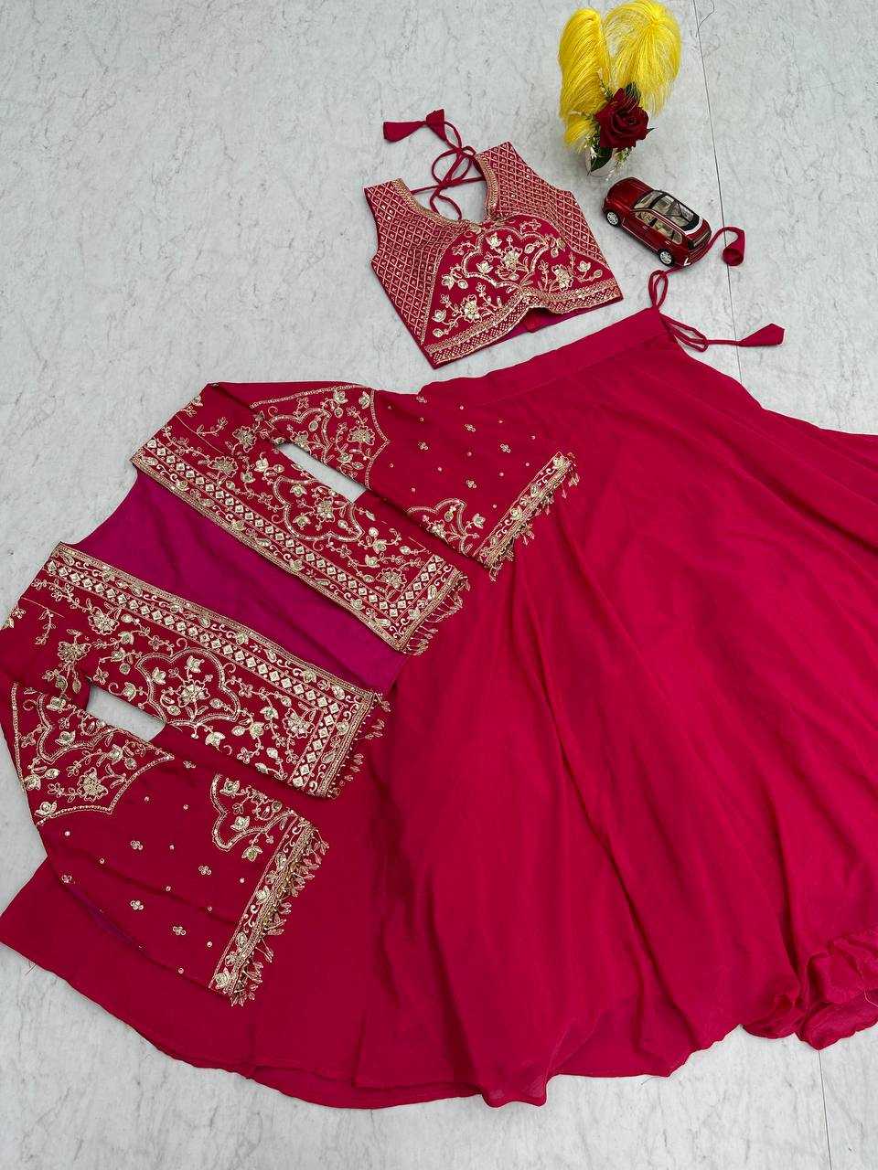 YNF Wholesale Chinon Embroidered Lehenga KESH496 565 | Surat Manufacturer