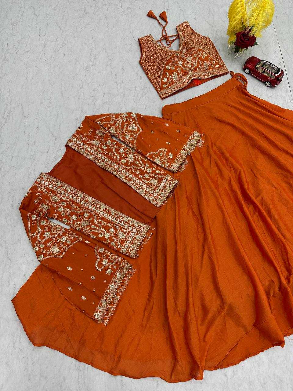 YNF Wholesale Chinon Embroidered Lehenga KESH496 565 | Surat Manufacturer