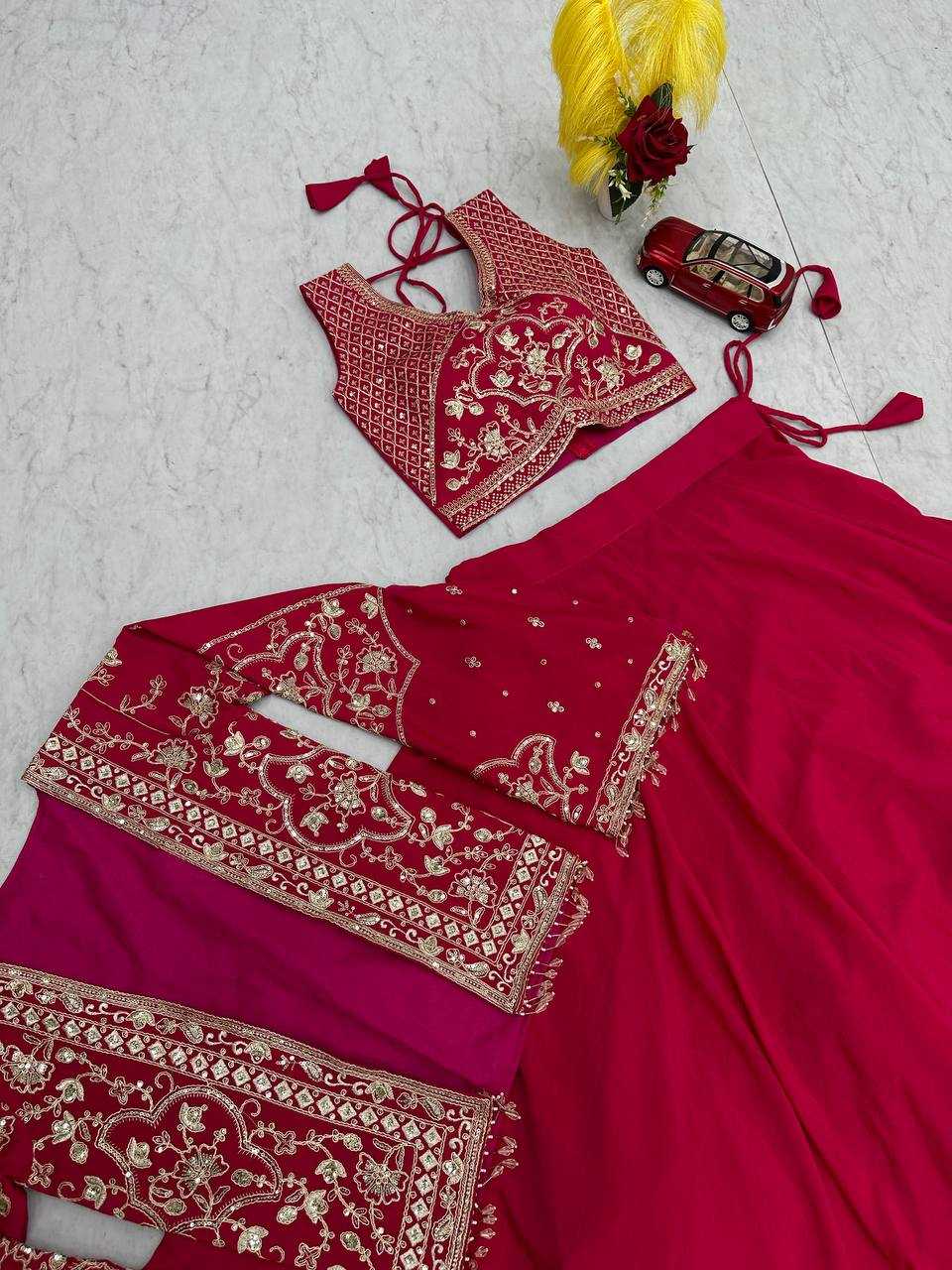 YNF Wholesale Chinon Embroidered Lehenga KESH496 565 | Surat Manufacturer