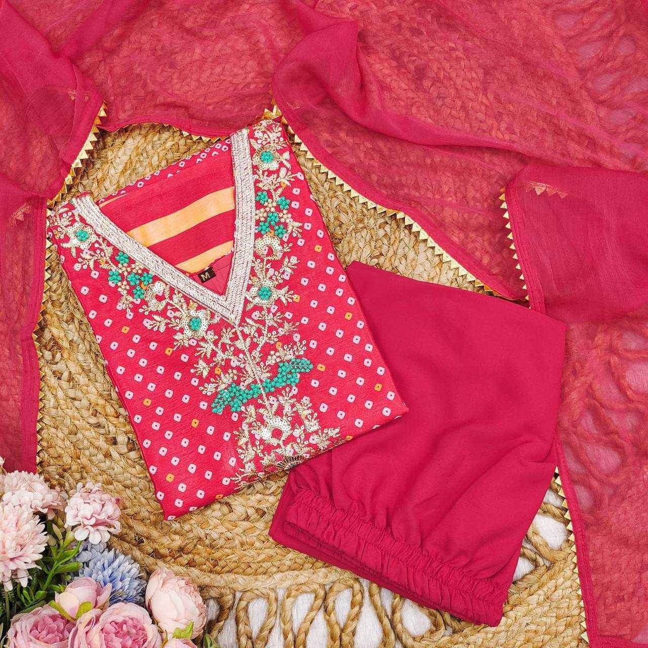 YNF Wholesale Chinon Printed Suits KESH501 chinon | Surat Manufacturer