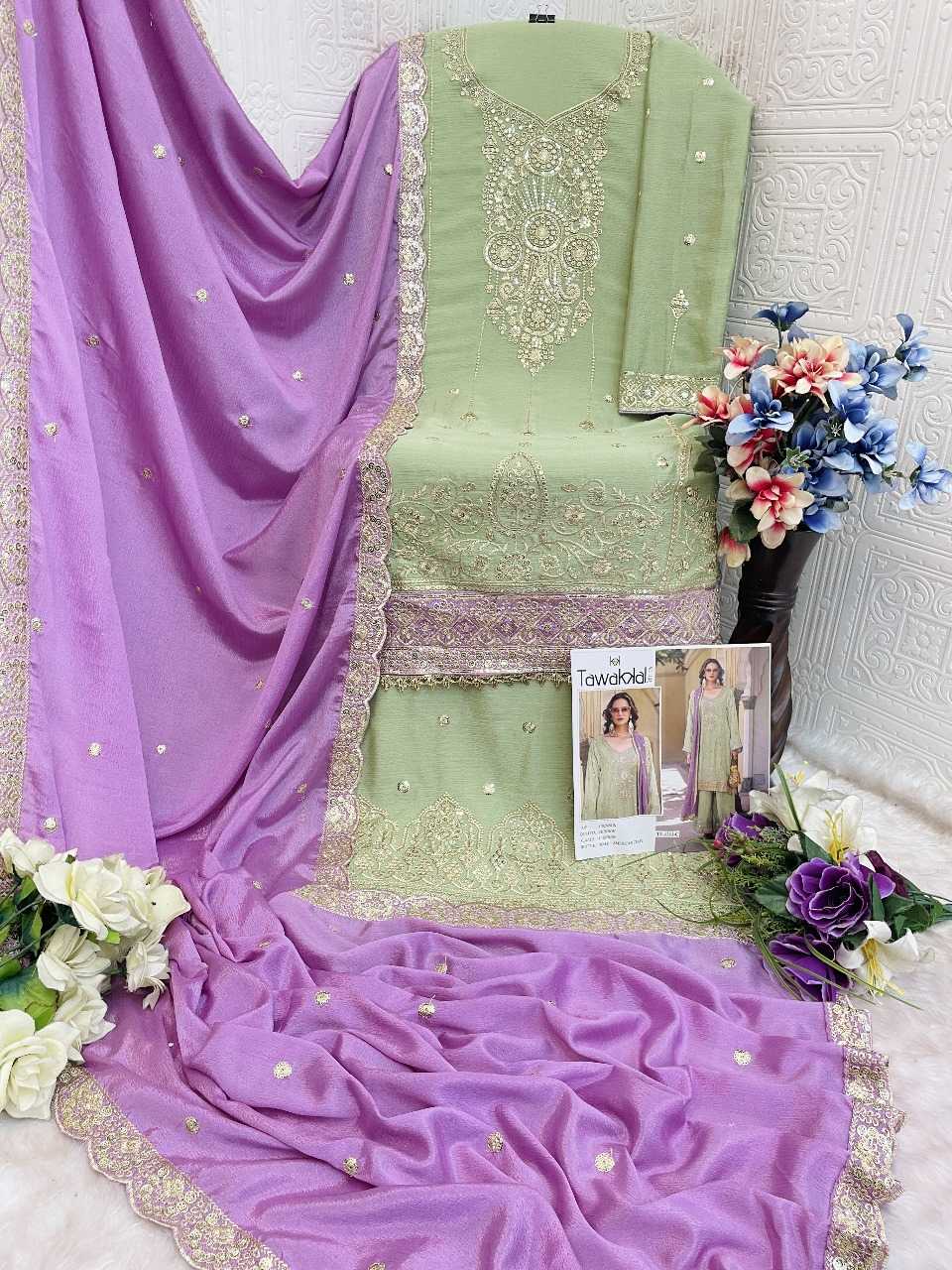 YNF Wholesale Chinon Pakistani Suits RIN236 1311 | Surat Manufacturer