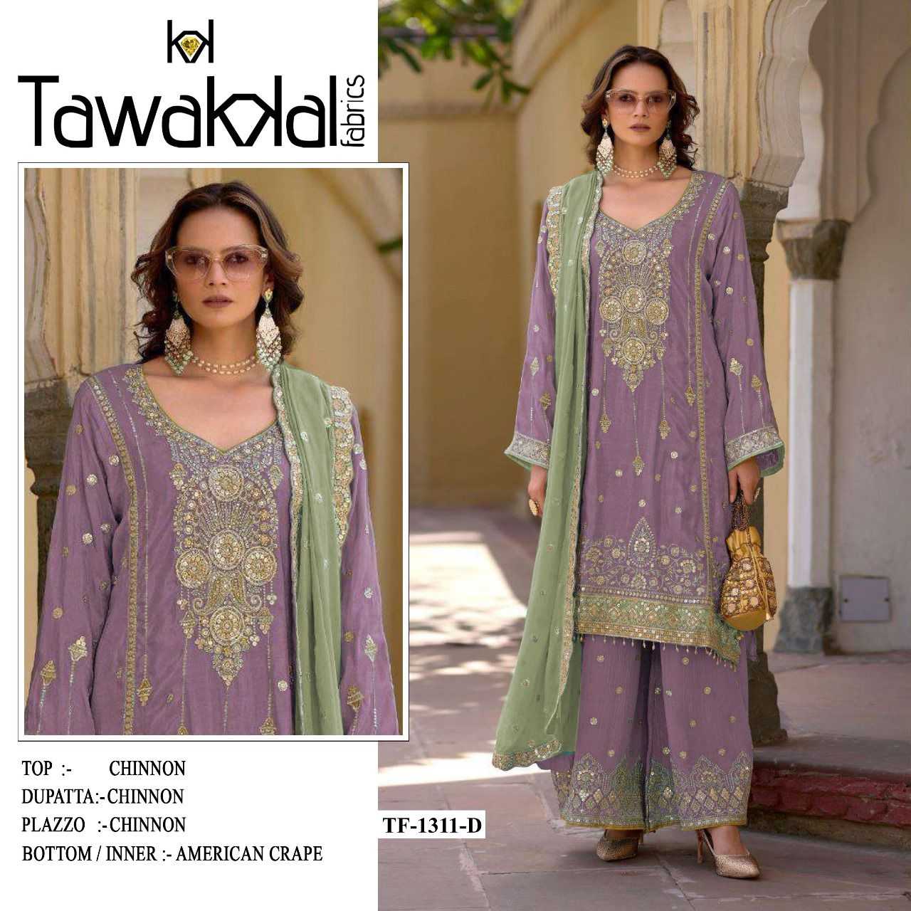 YNF Wholesale Chinon Pakistani Suits RIN236 1311 | Surat Manufacturer