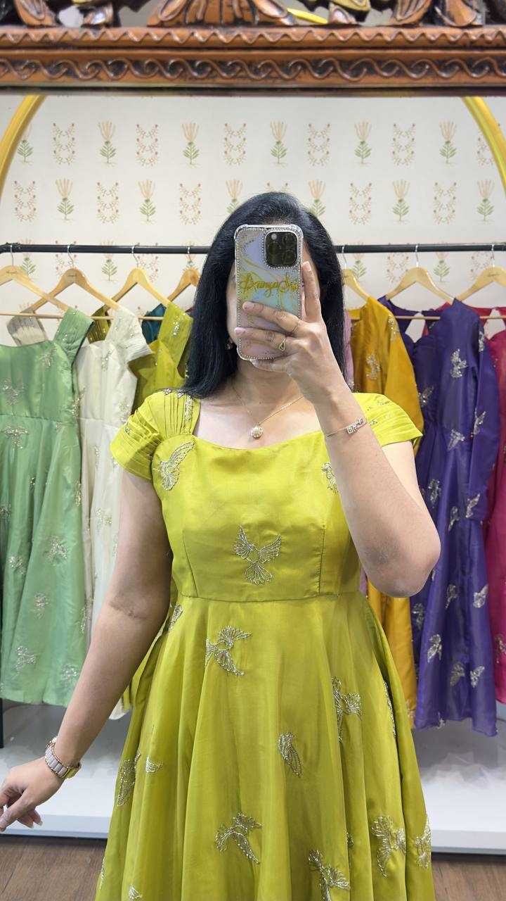 YNF Wholesale Chinon Silk Designer dresses KESH210 2595 | Surat Manufacturer