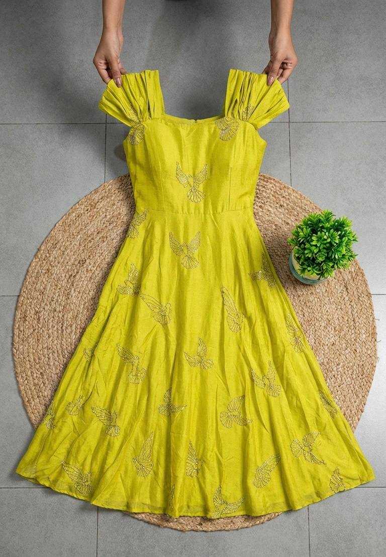 YNF Wholesale Chinon Silk Designer dresses KESH210 2595 | Surat Manufacturer