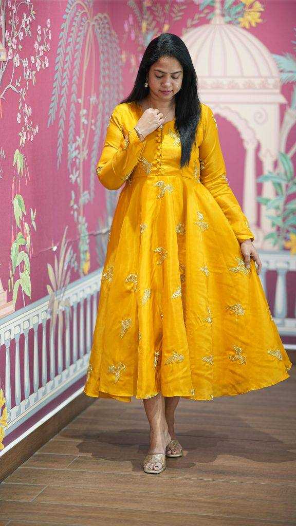 YNF Wholesale Chinon Silk Designer dresses KESH210 2613 | Surat Manufacturer