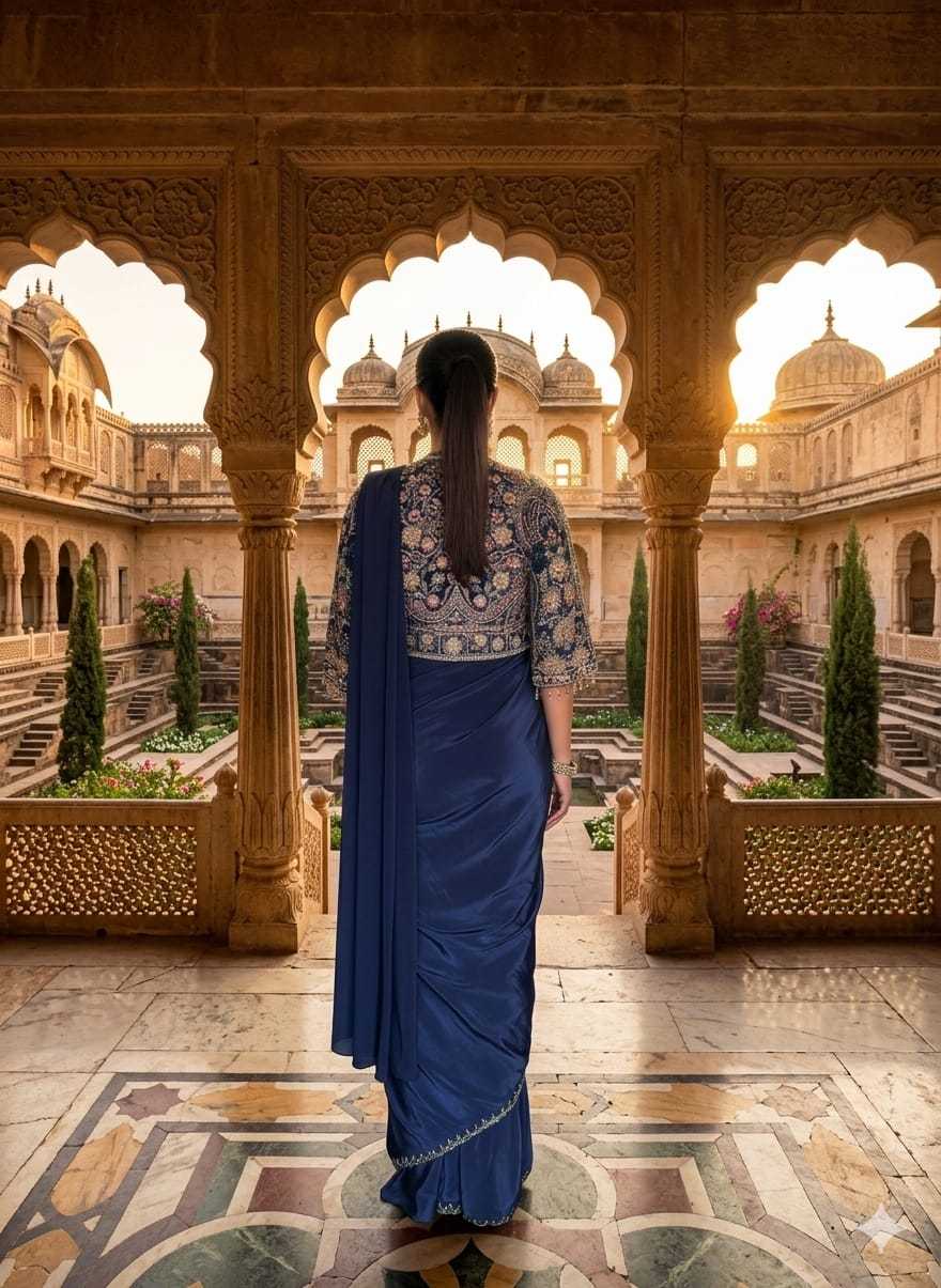 YNF Wholesale Chinon Silk Ready To Wear Sarees KESH516 9323 | Surat Manufacturer