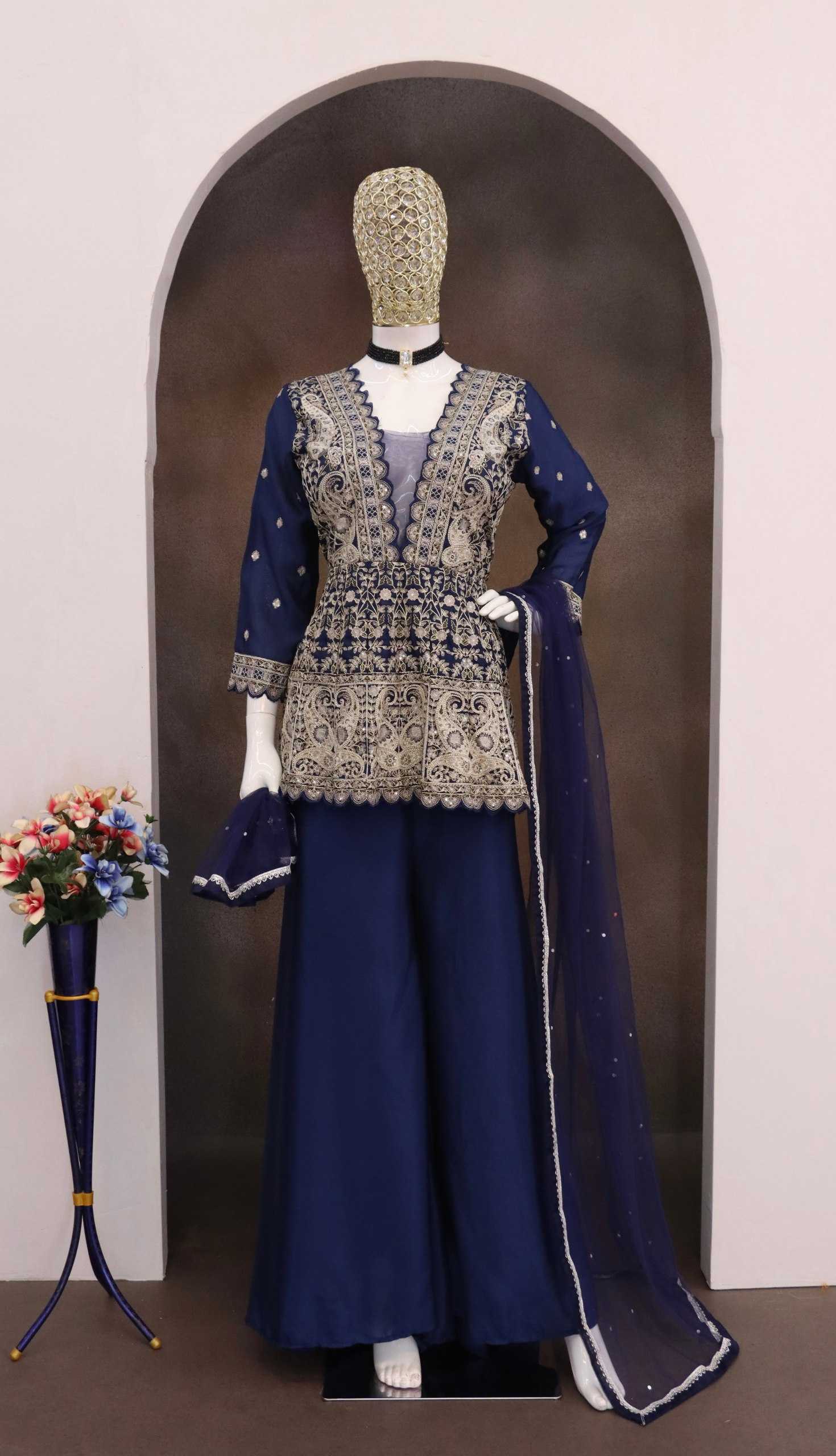 YNF Wholesale Chinon Silk Embroidery Suits KESH746 5700 | Surat Manufacturer