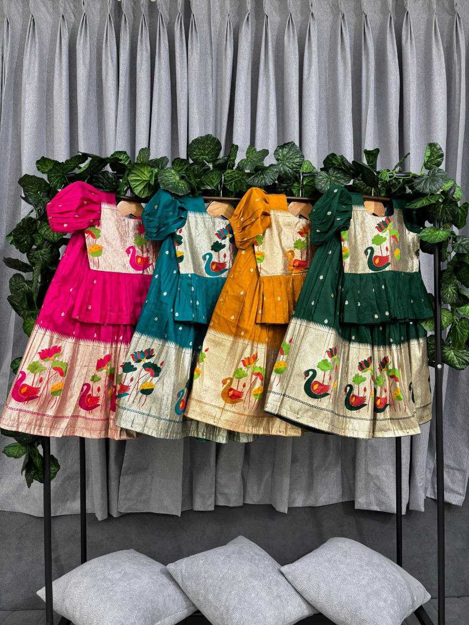 YNF Wholesale Cotton Girls Cotton Frocks KESH107 POUR | Surat Manufacturer