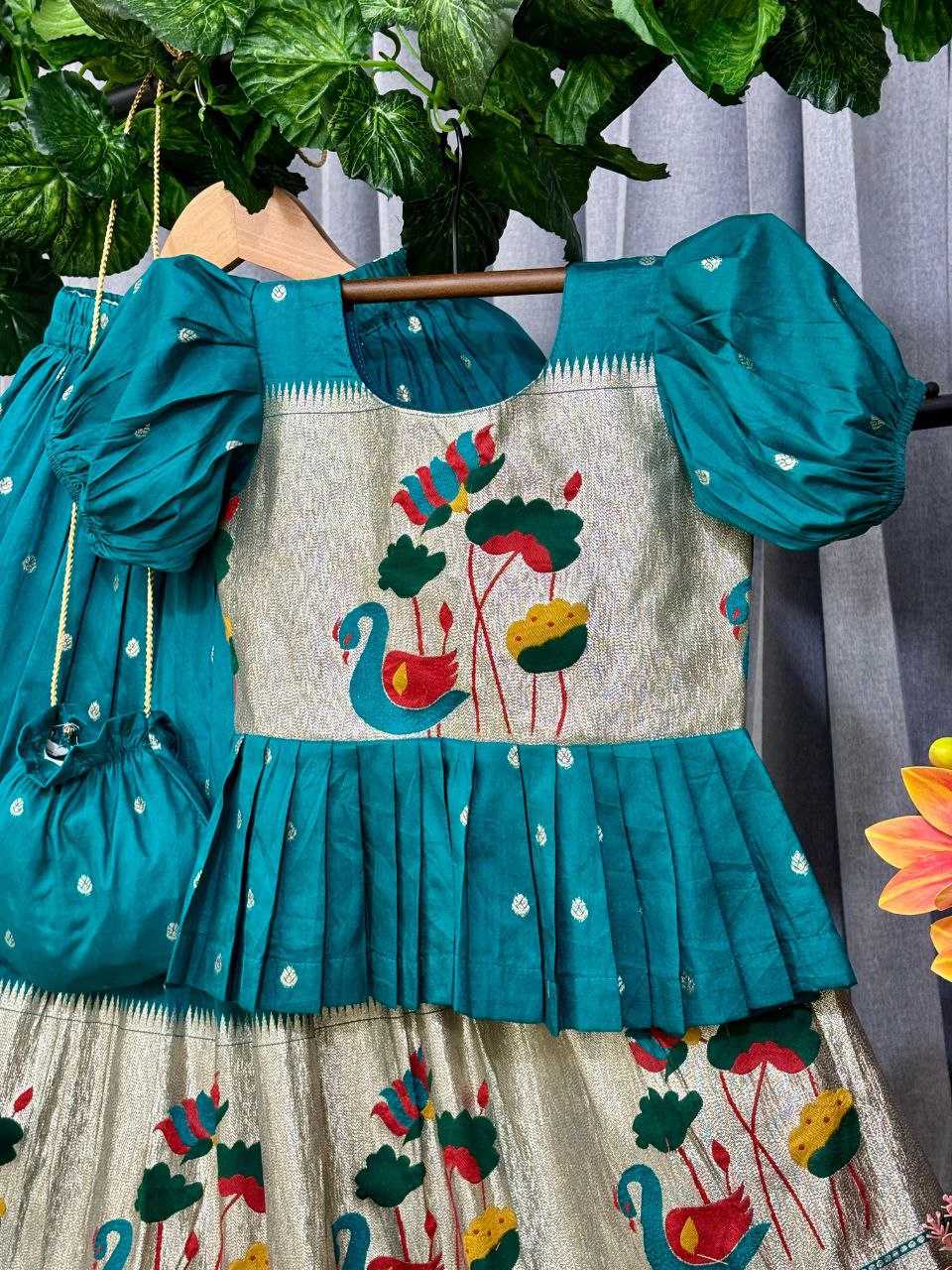 YNF Wholesale Cotton Girls Cotton Frocks KESH107 POUR | Surat Manufacturer