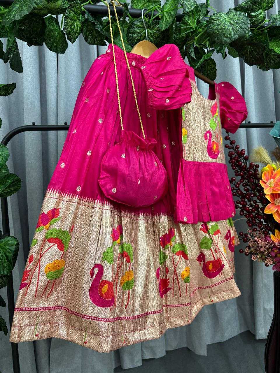 YNF Wholesale Cotton Girls Cotton Frocks KESH107 POUR | Surat Manufacturer