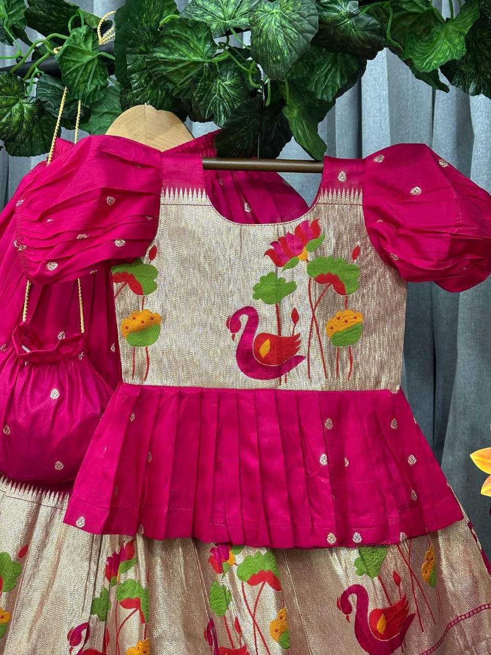 YNF Wholesale Cotton Girls Cotton Frocks KESH107 POUR | Surat Manufacturer