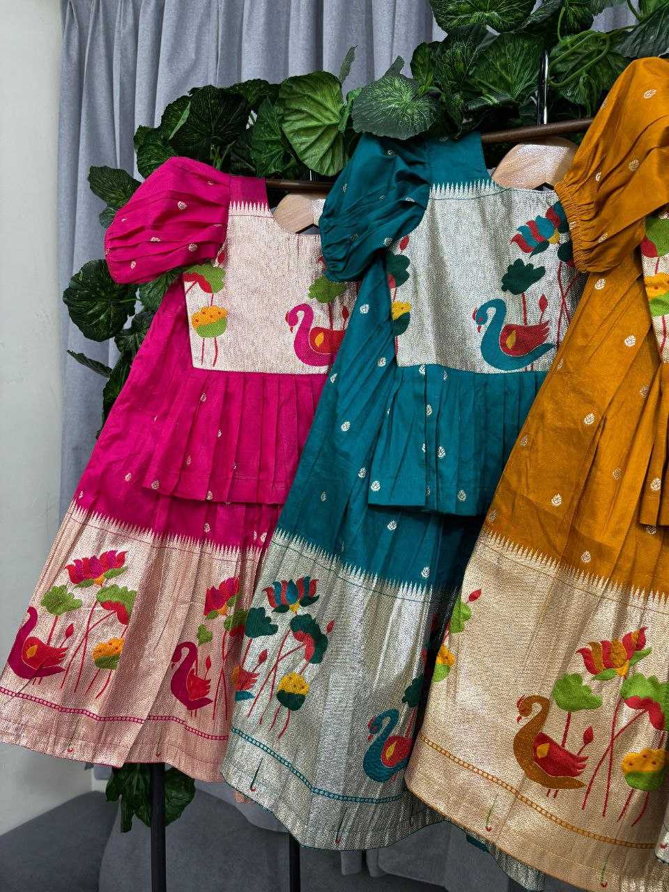 YNF Wholesale Cotton Girls Cotton Frocks KESH107 POUR | Surat Manufacturer