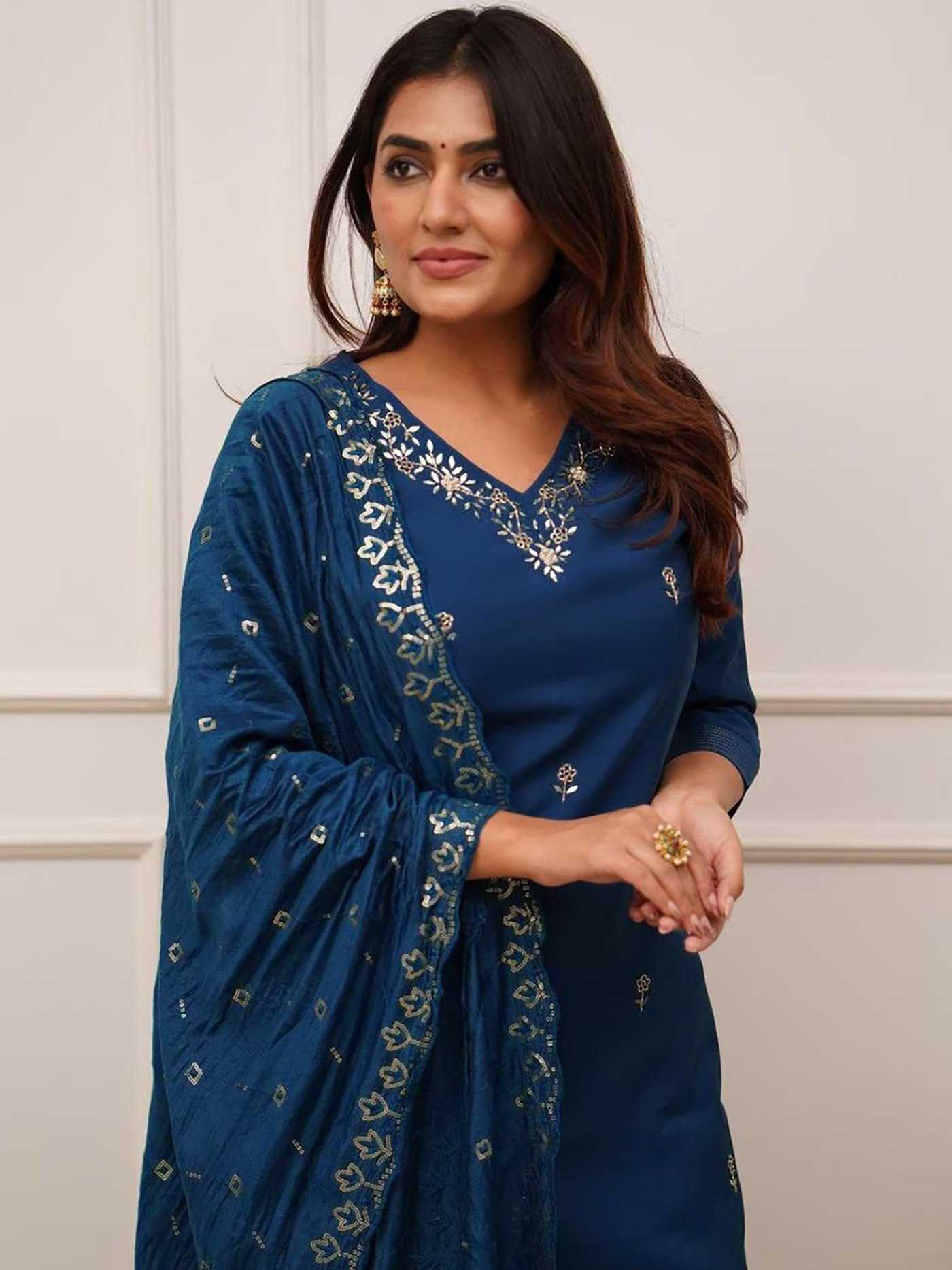 YNF Wholesale Cotton Embroidery Suits KESH334 Manbhavan | Surat Manufacturer