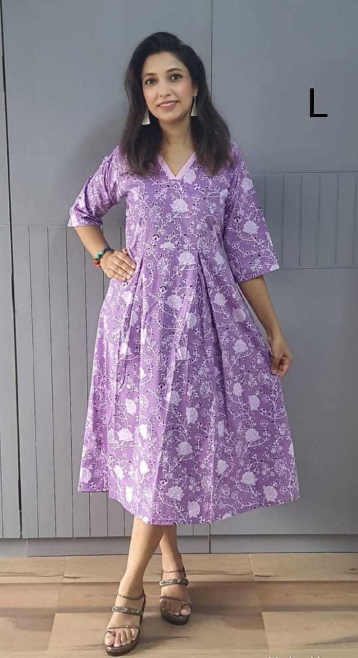 YNF Wholesale Cotton Casual Dresses KESH585 194 | Surat Manufacturer