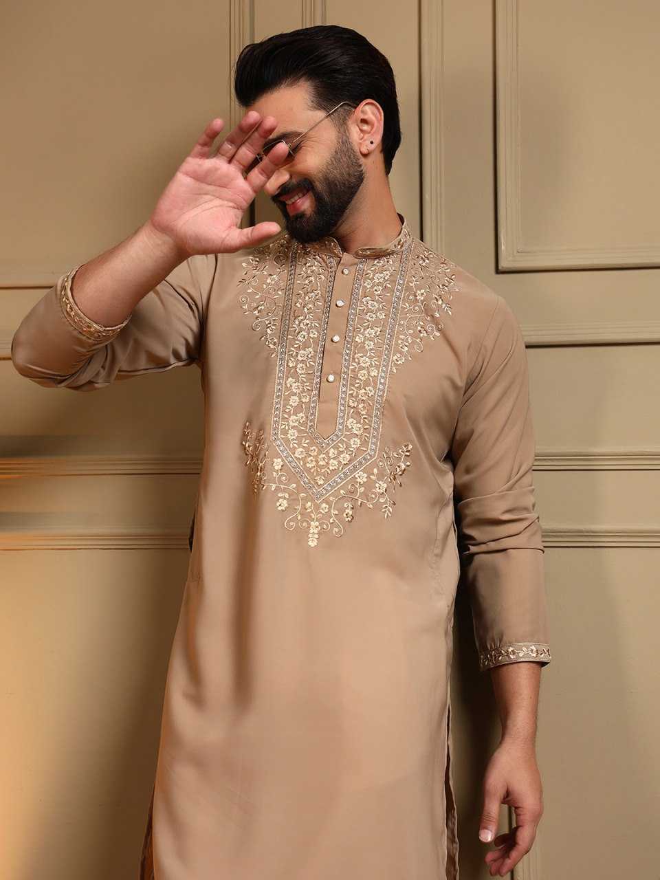 YNF Wholesale Cotton Mens Kurta Pyjama KESH629 124 | Surat Manufacturer