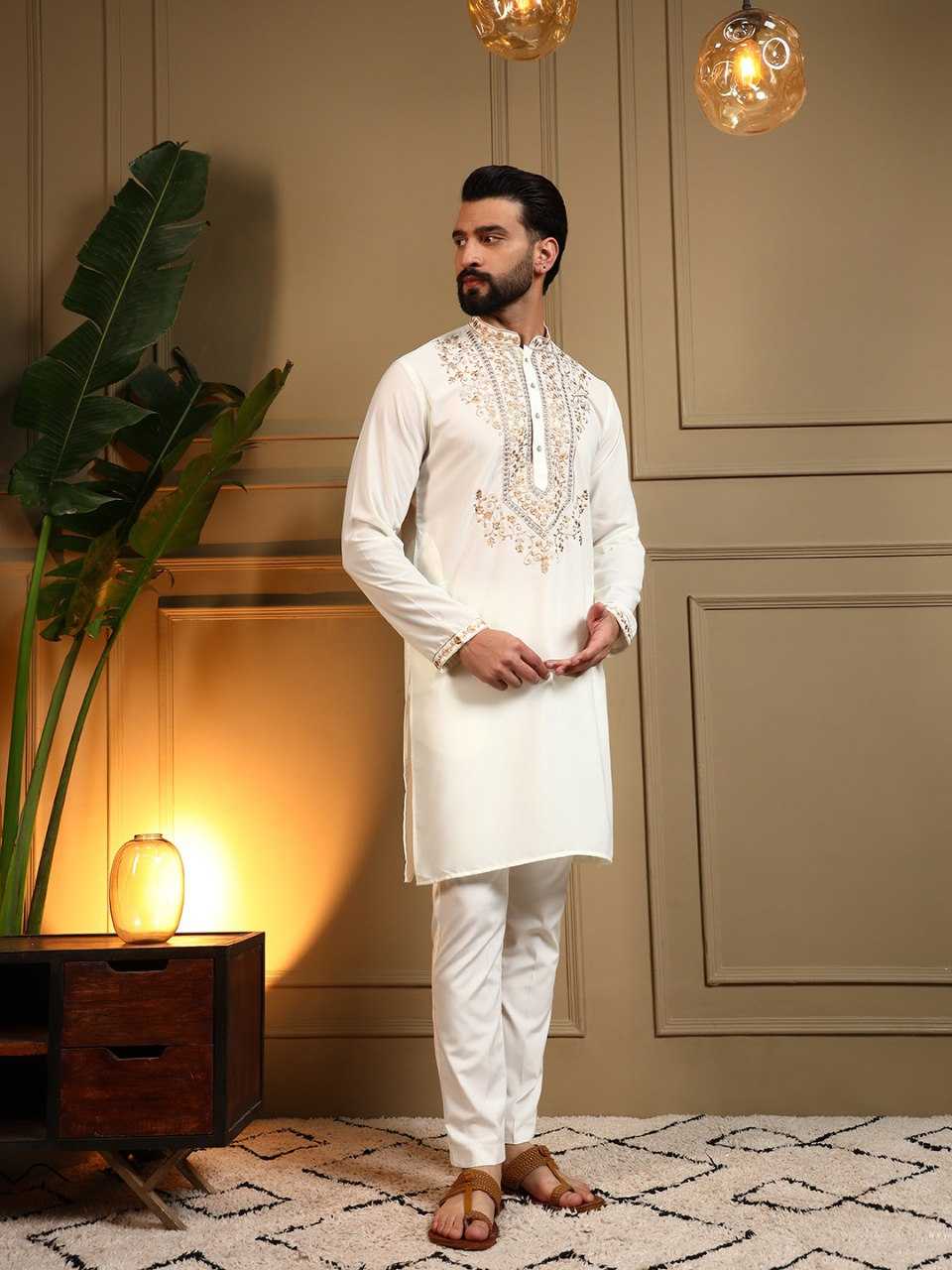 YNF Wholesale Cotton Mens Kurta Pyjama KESH629 124 | Surat Manufacturer