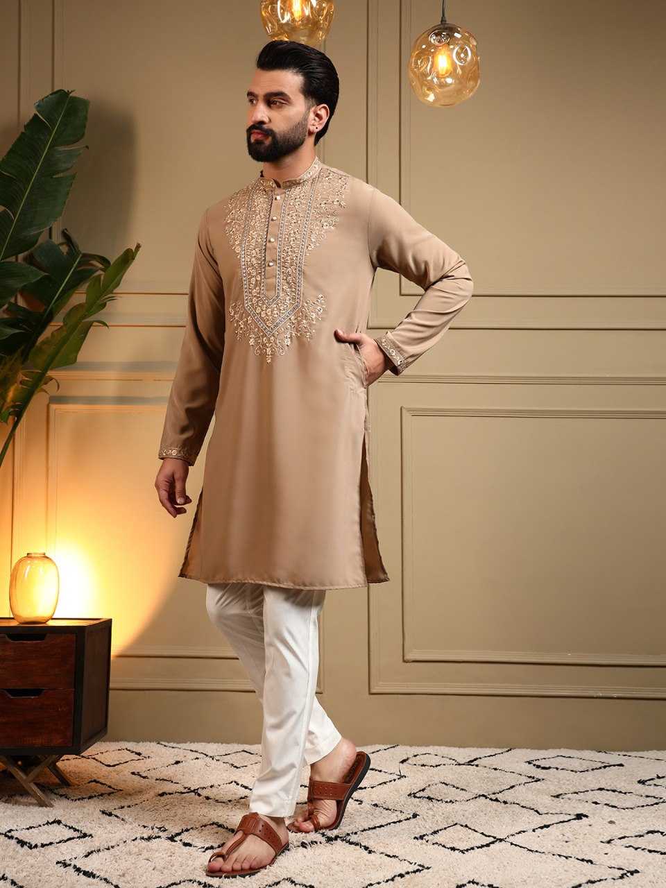 YNF Wholesale Cotton Mens Kurta Pyjama KESH629 124 | Surat Manufacturer