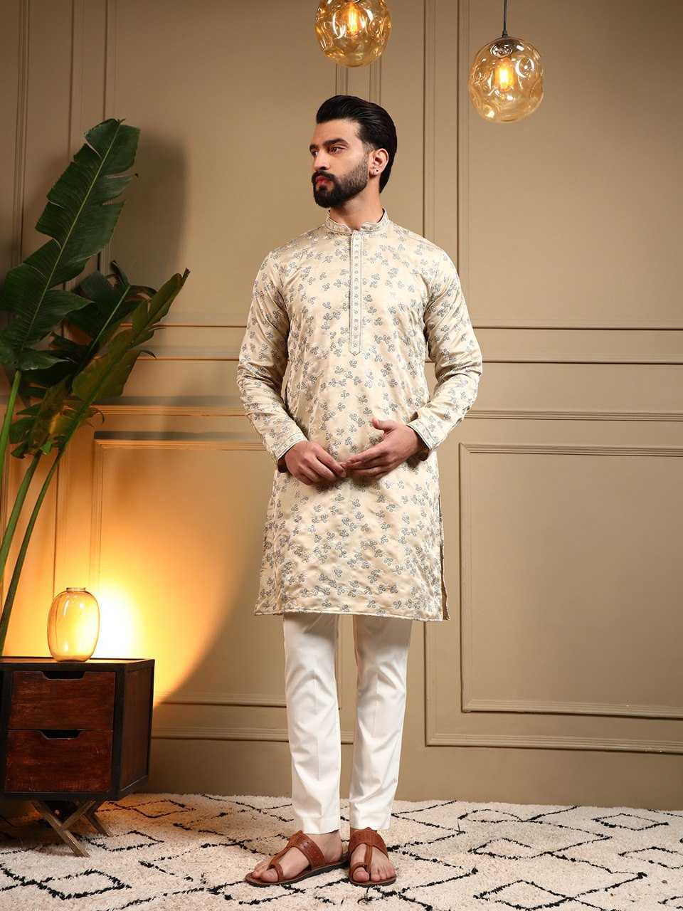 YNF Wholesale Cotton Mens Kurta Pyjama KESH629 126 | Surat Manufacturer