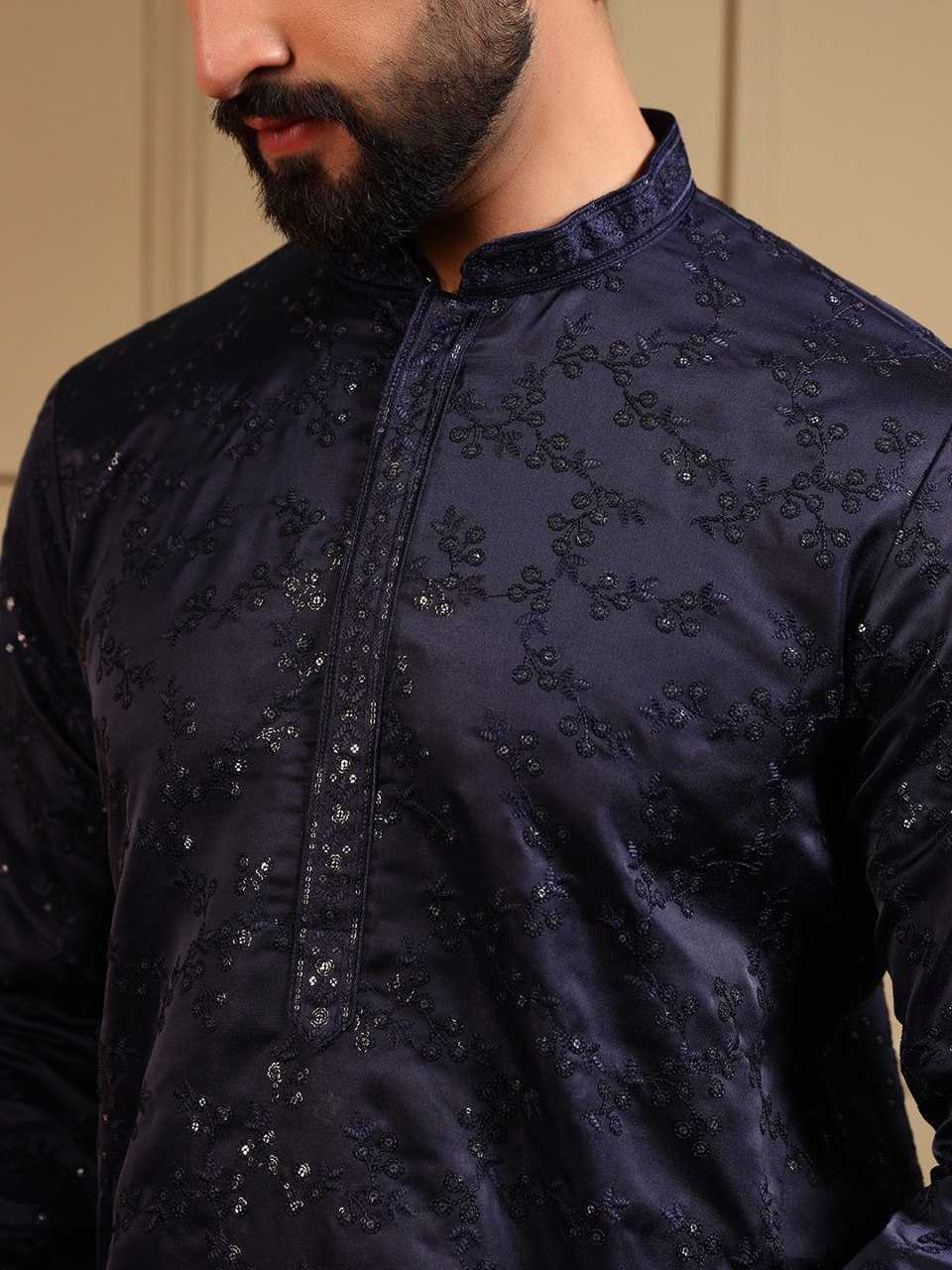 YNF Wholesale Cotton Mens Kurta Pyjama KESH629 126 | Surat Manufacturer