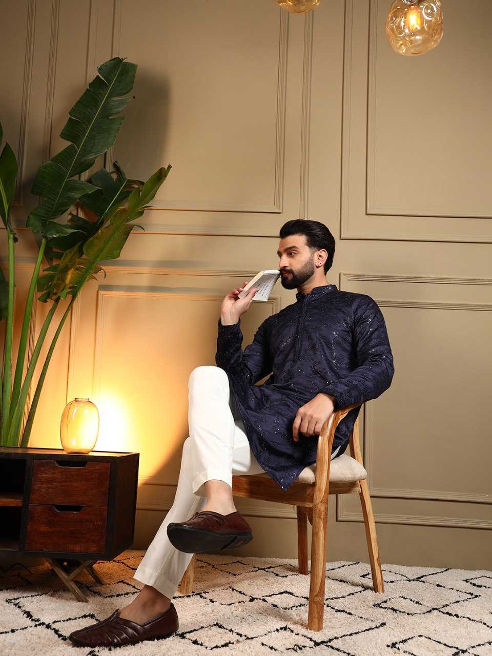 YNF Wholesale Cotton Mens Kurta Pyjama KESH629 126 | Surat Manufacturer