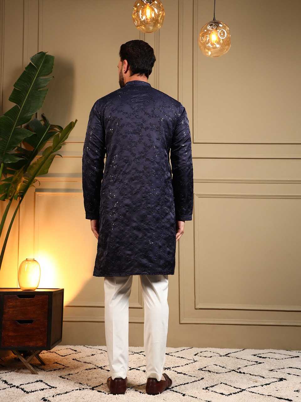 YNF Wholesale Cotton Mens Kurta Pyjama KESH629 126 | Surat Manufacturer