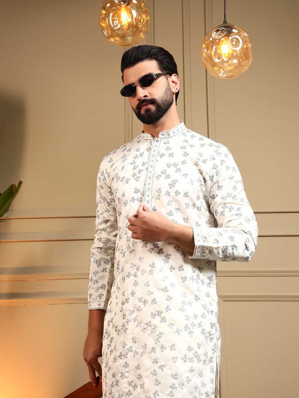 YNF Wholesale Cotton Mens Kurta Pyjama KESH629 126 | Surat Manufacturer