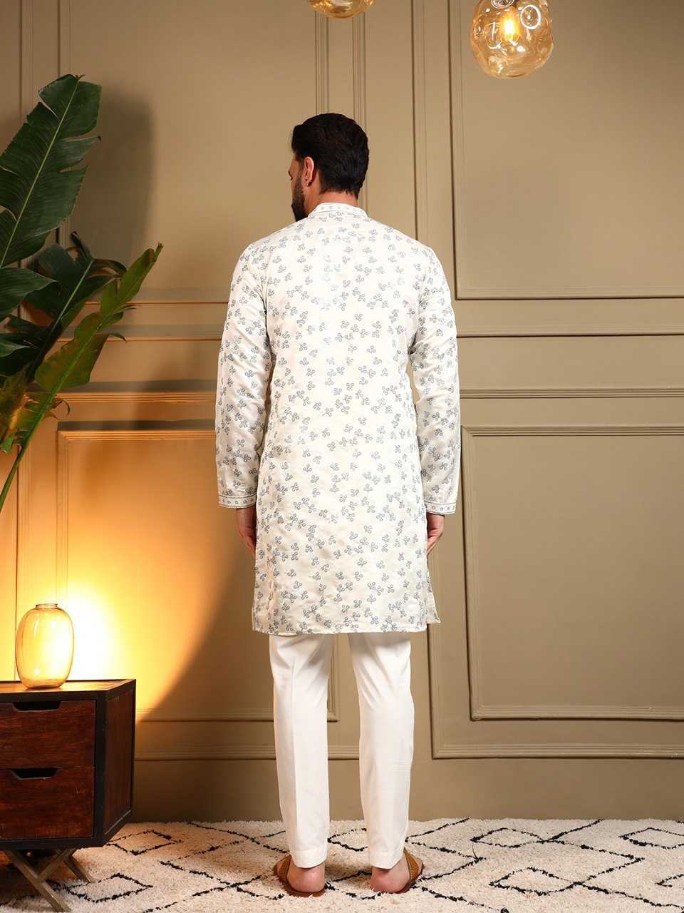 YNF Wholesale Cotton Mens Kurta Pyjama KESH629 126 | Surat Manufacturer