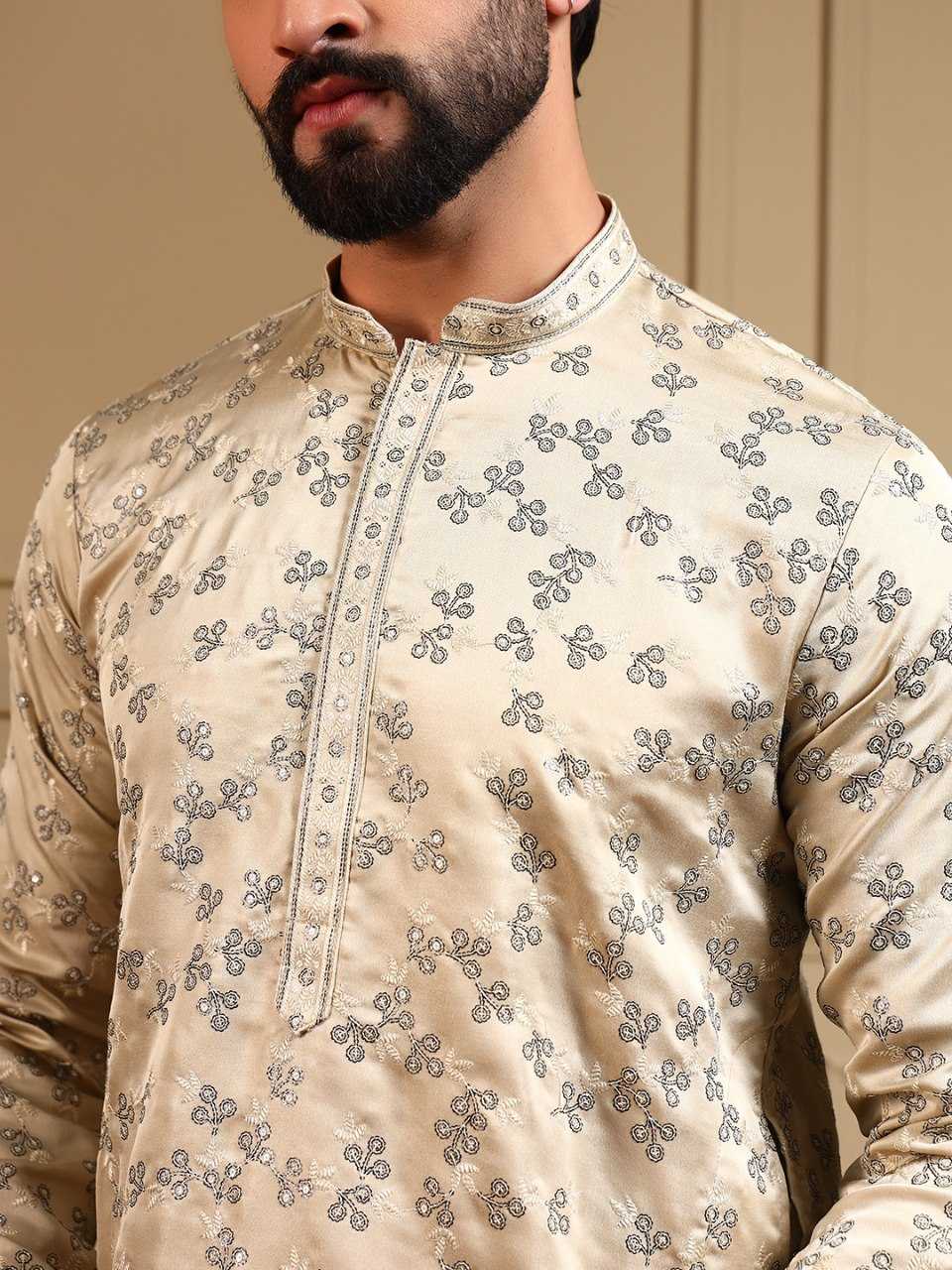 YNF Wholesale Cotton Mens Kurta Pyjama KESH629 126 | Surat Manufacturer