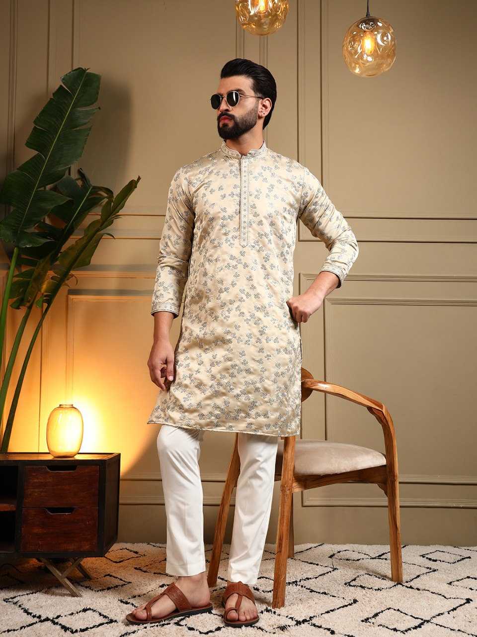 YNF Wholesale Cotton Mens Kurta Pyjama KESH629 126 | Surat Manufacturer