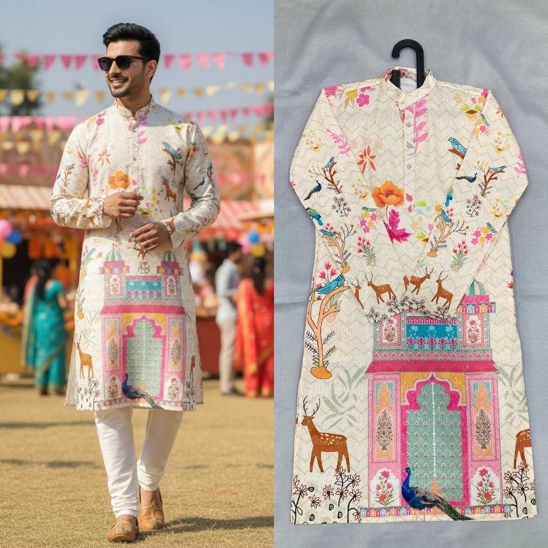 YNF Wholesale Cotton Mens Kurta Pyjama KESH659 KILLER3 | Surat Manufacturer