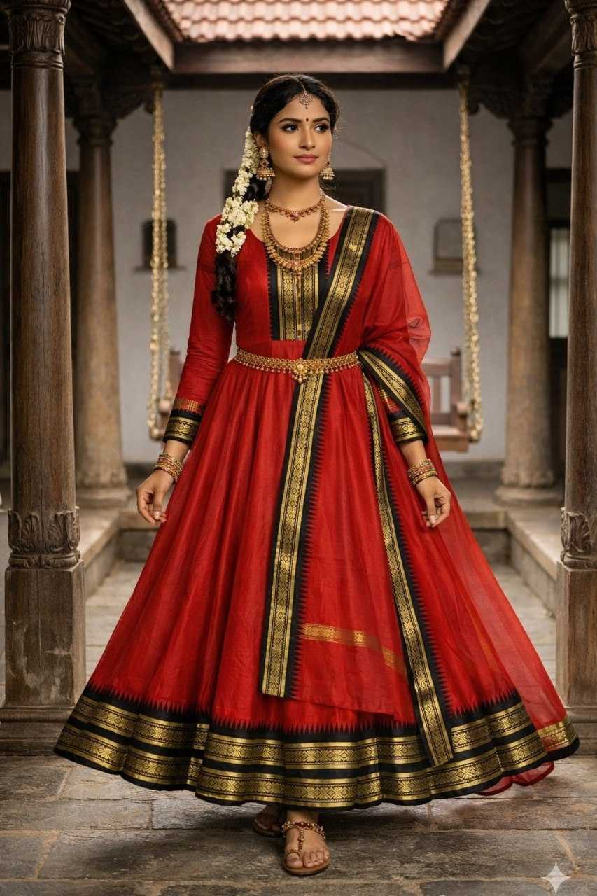 YNF Wholesale Cotton Embroidery Gowns KESH738 Prinshi | Surat Manufacturer