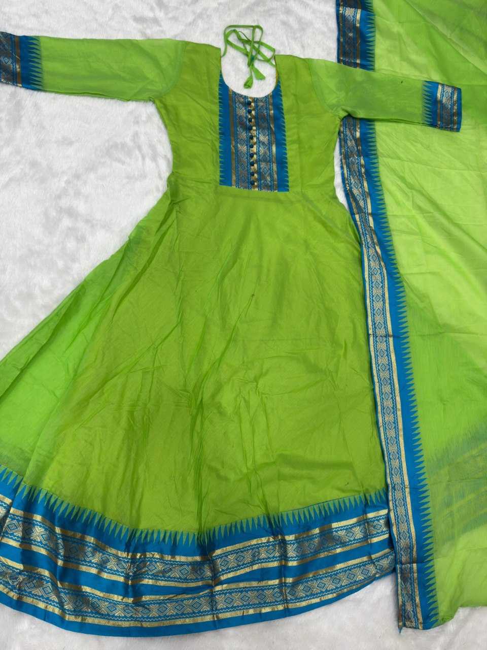 YNF Wholesale Cotton Embroidery Gowns KESH738 Prinshi | Surat Manufacturer