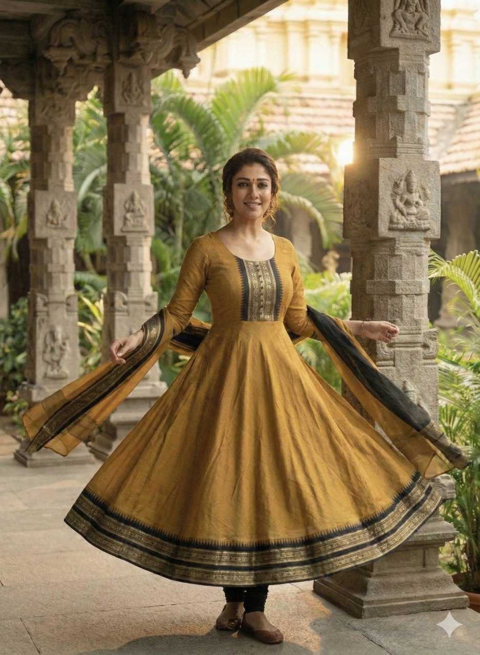 YNF Wholesale Cotton Embroidery Gowns KESH738 Prinshi | Surat Manufacturer