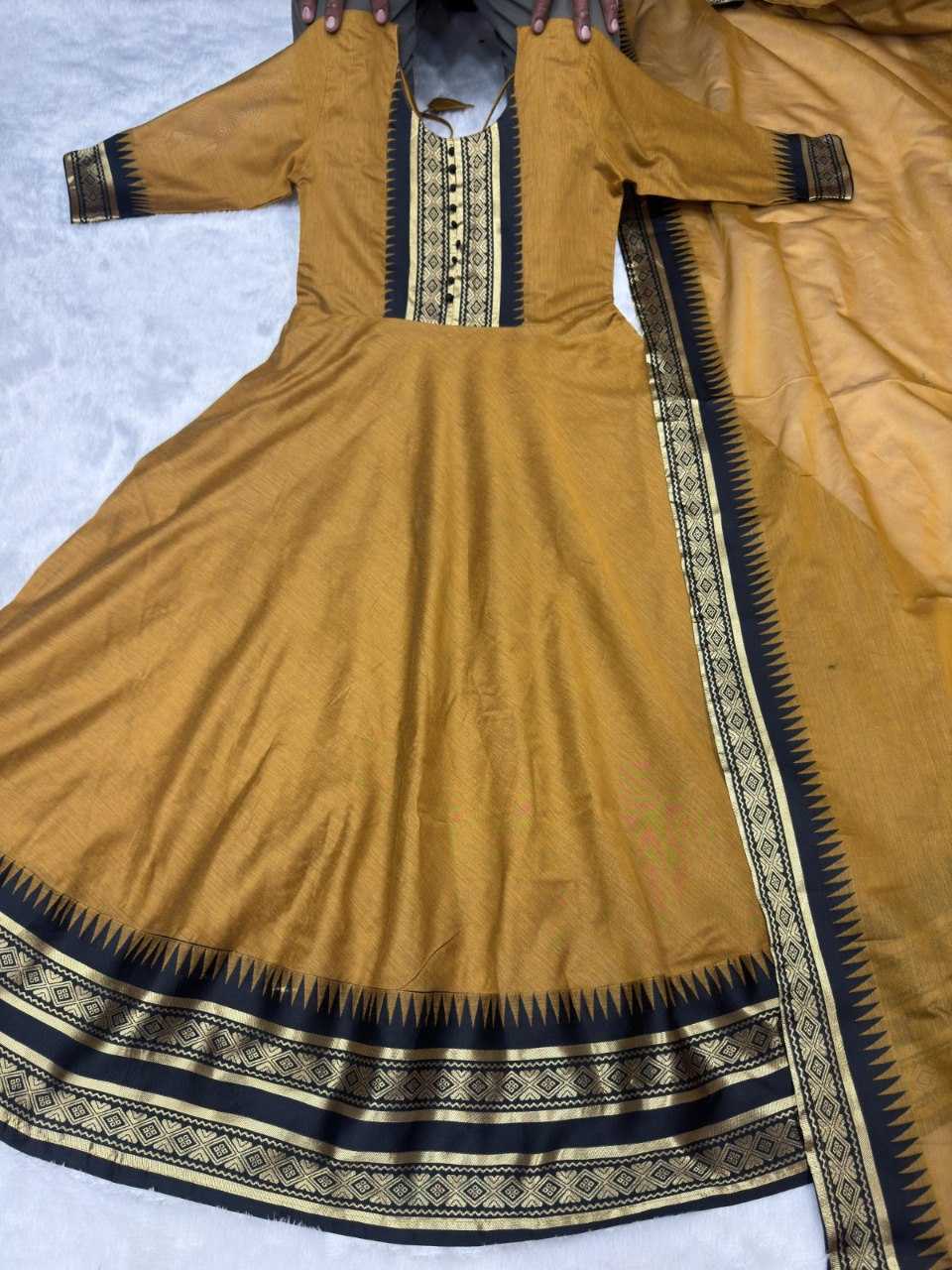 YNF Wholesale Cotton Embroidery Gowns KESH738 Prinshi | Surat Manufacturer