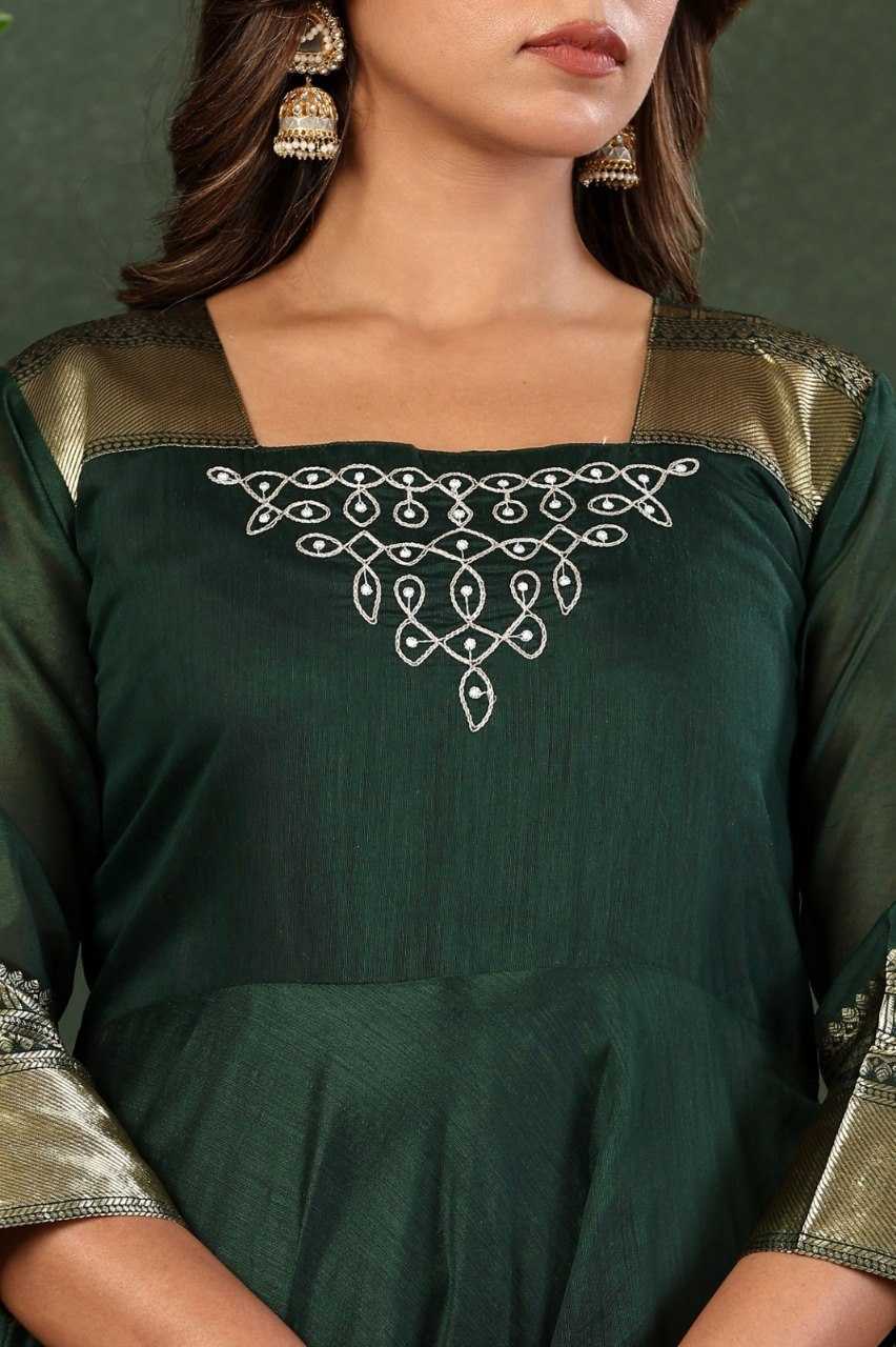 YNF Wholesale Cotton Embroidery Gowns KESH738 Swara | Surat Manufacturer