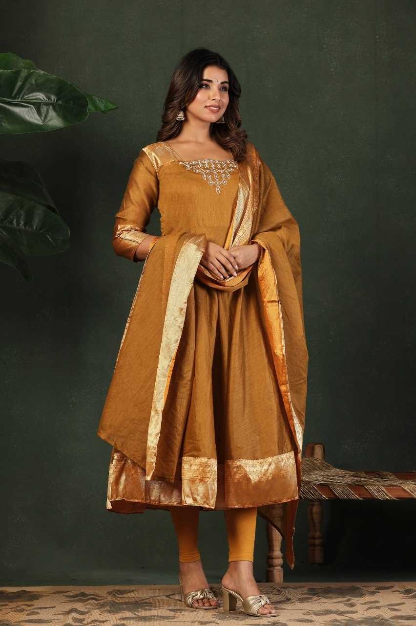 YNF Wholesale Cotton Embroidery Gowns KESH738 Swara | Surat Manufacturer