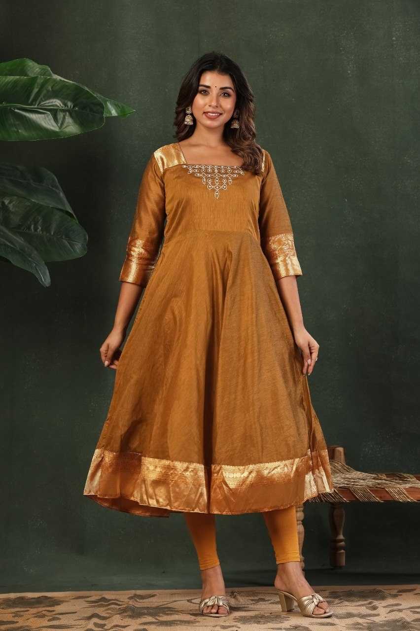 YNF Wholesale Cotton Embroidery Gowns KESH738 Swara | Surat Manufacturer