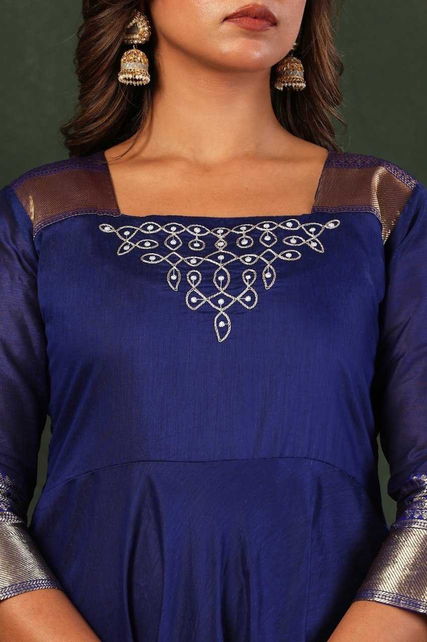 YNF Wholesale Cotton Embroidery Gowns KESH738 Swara | Surat Manufacturer