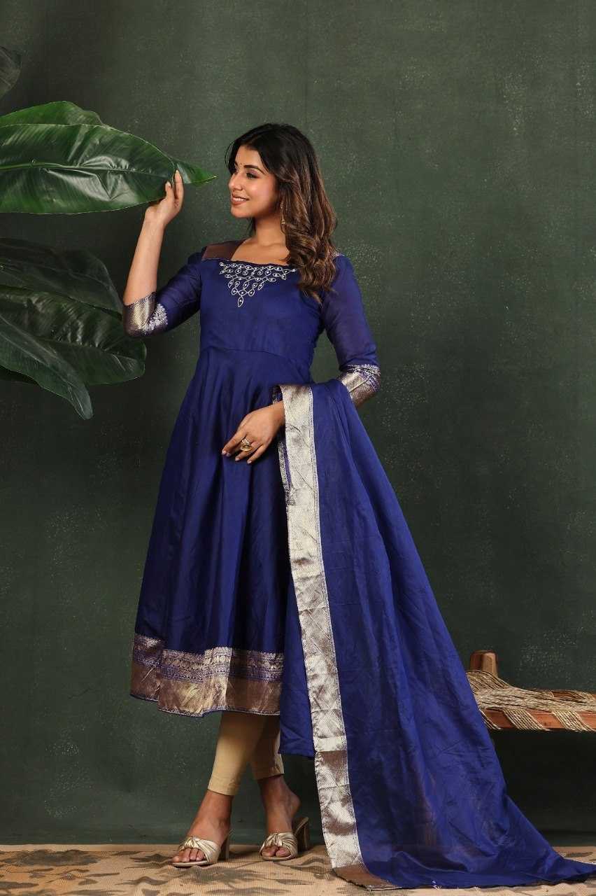 YNF Wholesale Cotton Embroidery Gowns KESH738 Swara | Surat Manufacturer