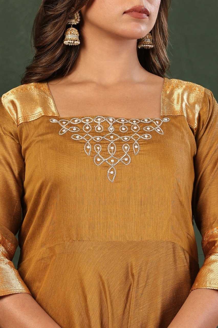 YNF Wholesale Cotton Embroidery Gowns KESH738 Swara | Surat Manufacturer