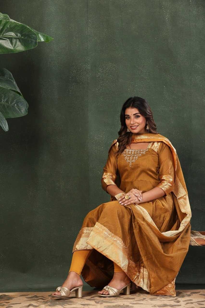YNF Wholesale Cotton Embroidery Gowns KESH738 Swara | Surat Manufacturer