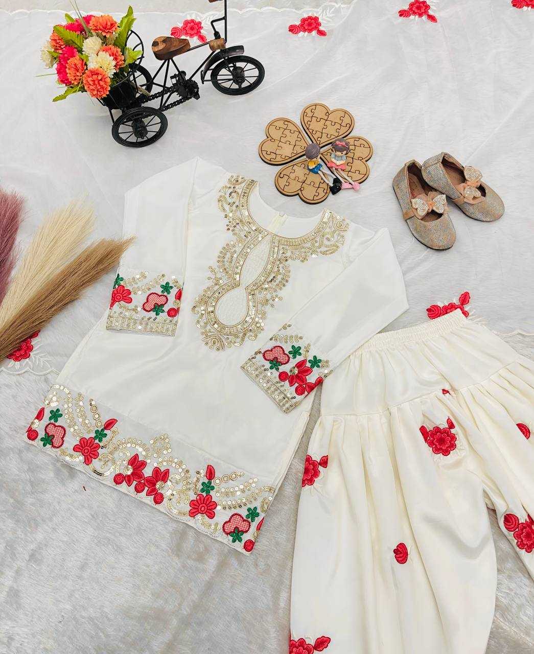 YNF Wholesale Crepe Kids Sharara KESH415 245 | Surat Manufacturer
