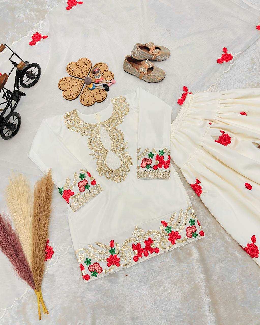 YNF Wholesale Crepe Kids Sharara KESH415 245 | Surat Manufacturer