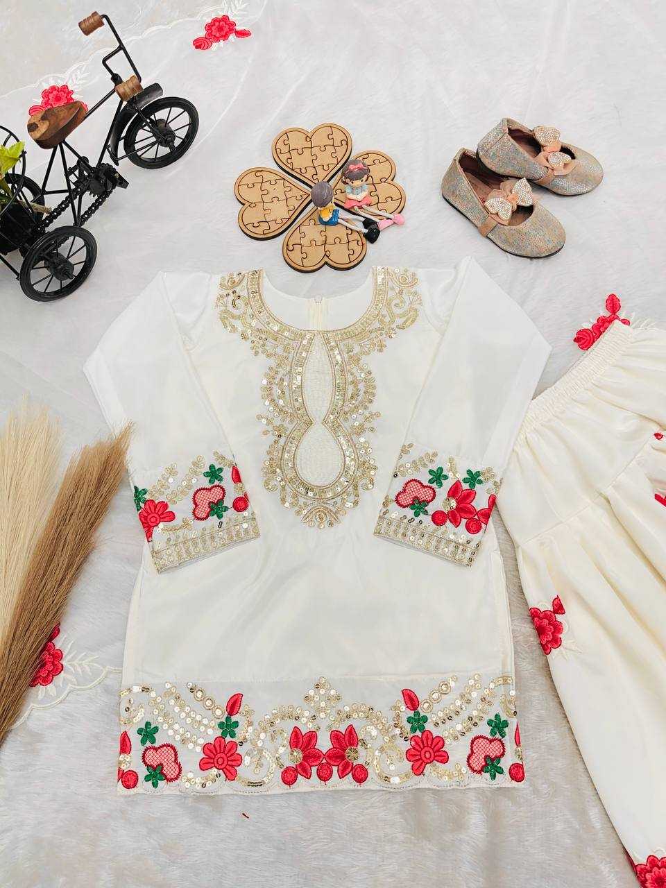 YNF Wholesale Crepe Kids Sharara KESH415 245 | Surat Manufacturer