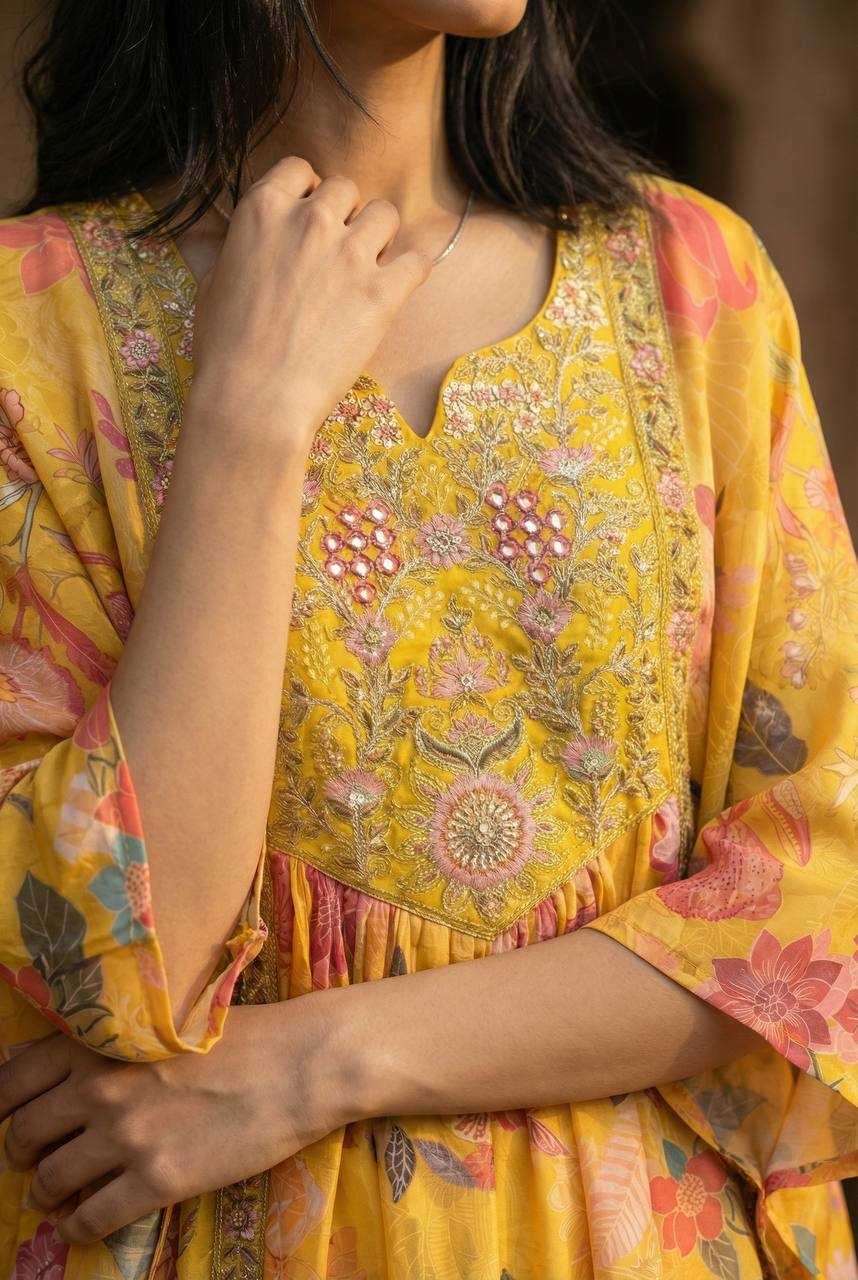 YNF Wholesale Crepe Printed Suits KESH501 Crepe | Surat Manufacturer