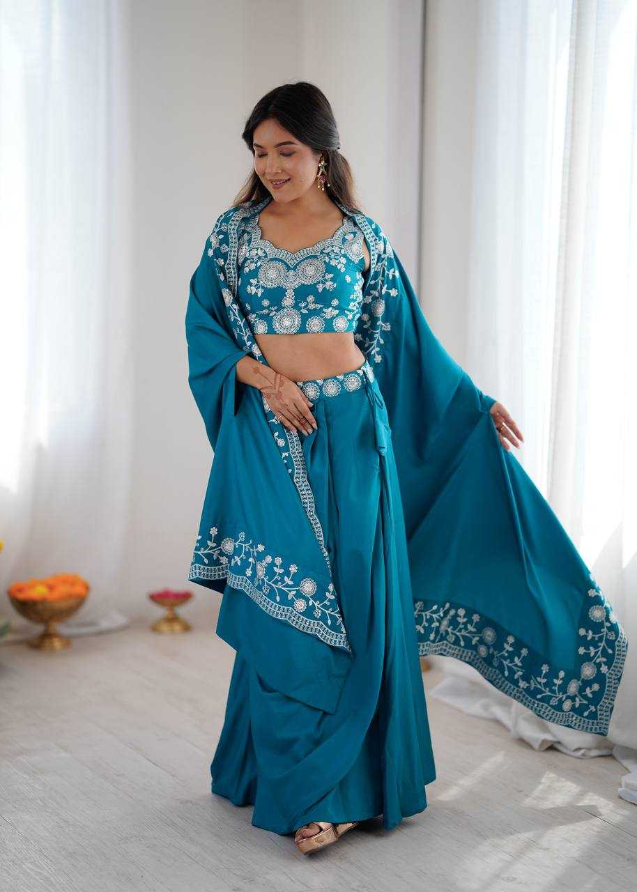 YNF Wholesale Crepe Silk Embroidered Lehenga KESH558 65 | Surat Manufacturer