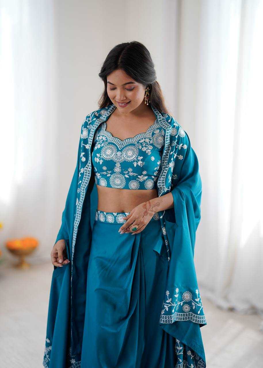 YNF Wholesale Crepe Silk Embroidered Lehenga KESH558 65 | Surat Manufacturer