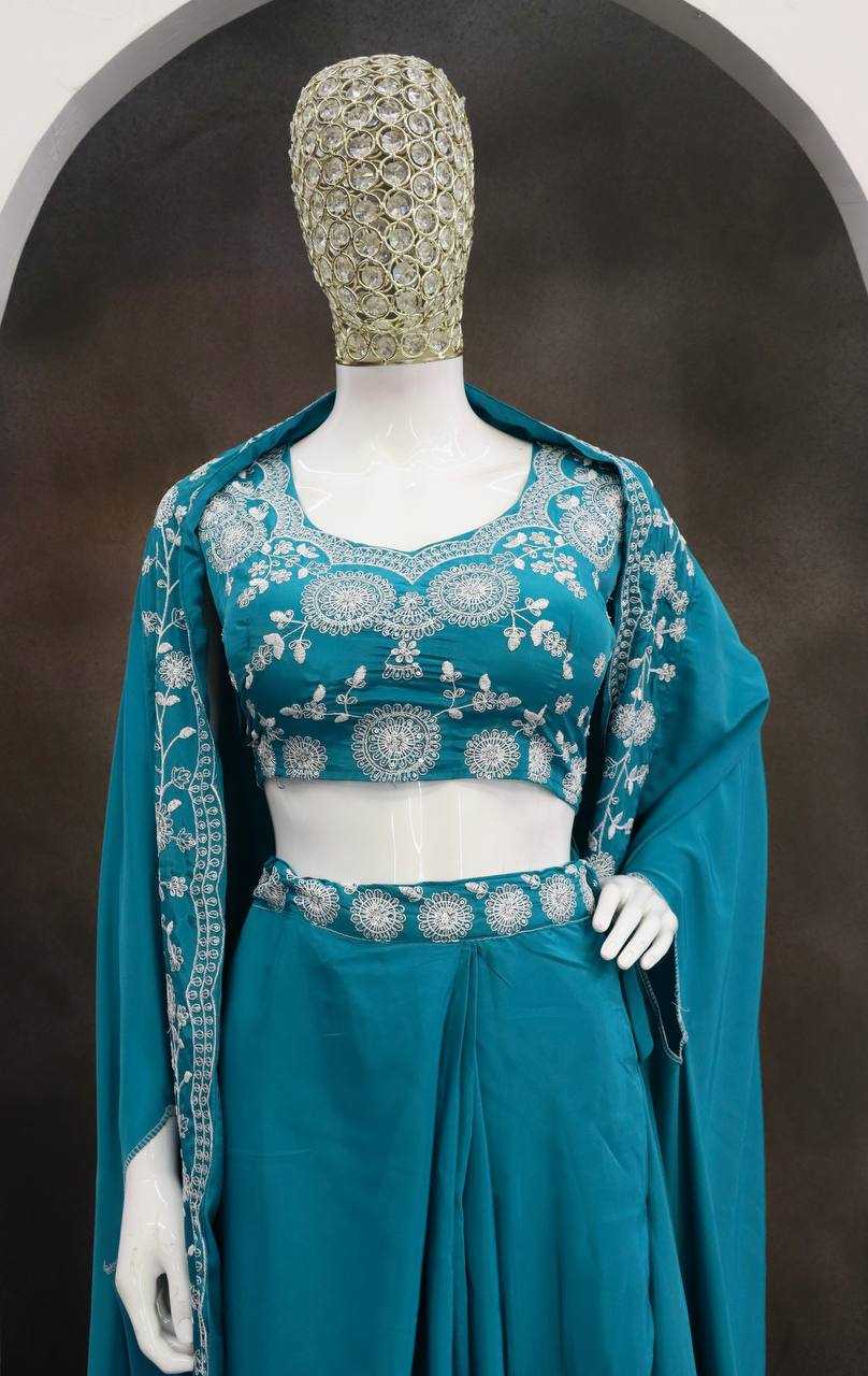 YNF Wholesale Crepe Silk Embroidered Lehenga KESH558 65 | Surat Manufacturer